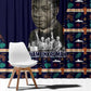 Kwame Nkrumah Window Curtain Ghana Pan-African Print Design Portrait and Anti-Colonial Legacy Tribute - African Pride