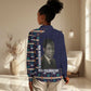 Kwame Nkrumah Women Casual Shirt Ghana Pan-African Print Design Portrait and Anti-Colonial Legacy Tribute - African Pride