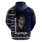 Kwame Nkrumah Zip Hoodie Ghana Pan-African Print Design Portrait and Anti-Colonial Legacy Tribute - African Pride