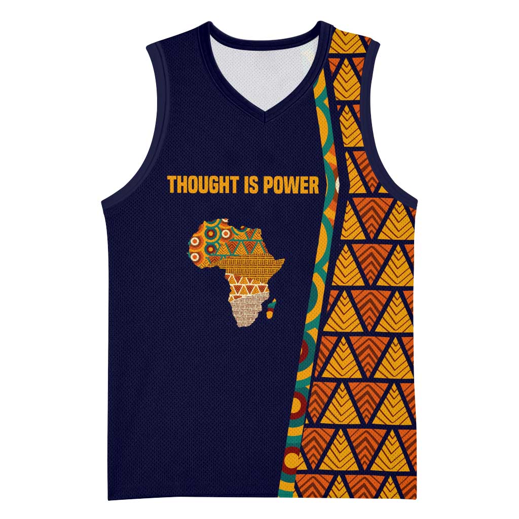 Kwame Nkrumah Ghana Basketball Jersey African Map Pattern Design and Economic Freedom Quote Tribute - African Pride