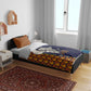 Kwame Nkrumah Ghana Bedding Set African Map Pattern Design and Economic Freedom Quote Tribute - African Pride