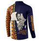 Kwame Nkrumah Ghana Button Sweatshirt African Map Pattern Design and Economic Freedom Quote Tribute