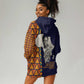 Kwame Nkrumah Ghana Hoodie Dress African Map Pattern Design and Economic Freedom Quote Tribute - African Pride