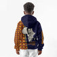 Kwame Nkrumah Ghana Kid Hoodie African Map Pattern Design and Economic Freedom Quote Tribute - African Pride