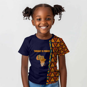 Kwame Nkrumah Ghana Kid T shirt African Map Pattern Design and Economic Freedom Quote Tribute - African Pride