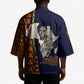 Kwame Nkrumah Ghana Kimono African Map Pattern Design and Economic Freedom Quote Tribute - African Pride