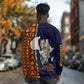 Kwame Nkrumah Ghana Long Sleeve Shirt African Map Pattern Design and Economic Freedom Quote Tribute - African Pride