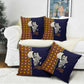 Kwame Nkrumah Ghana Pillow Cover African Map Pattern Design and Economic Freedom Quote Tribute - African Pride
