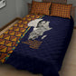 Kwame Nkrumah Ghana Quilt Bed Set African Map Pattern Design and Economic Freedom Quote Tribute - African Pride