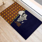 Kwame Nkrumah Ghana Rubber Doormat African Map Pattern Design and Economic Freedom Quote Tribute - African Pride