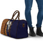 Kwame Nkrumah Ghana Travel Bag African Map Pattern Design and Economic Freedom Quote Tribute - African Pride