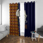 Kwame Nkrumah Ghana Window Curtain African Map Pattern Design and Economic Freedom Quote Tribute - African Pride