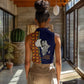 Kwame Nkrumah Ghana Women Sleeveless Polo Shirt African Map Pattern Design and Economic Freedom Quote Tribute - African Pride