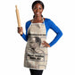 Kwame Nkrumah Apron with Raised Fist Design and Independence Quote Ghana 1957 Tribute - African Pride