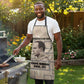 Kwame Nkrumah Apron with Raised Fist Design and Independence Quote Ghana 1957 Tribute - African Pride