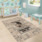 Kwame Nkrumah Area Rug with Raised Fist Design and Independence Quote Ghana 1957 Tribute - African Pride