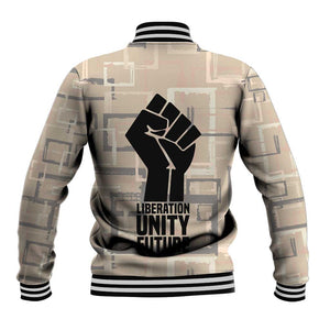 Kwame Nkrumah Baseball Jacket with Raised Fist Design and Independence Quote Ghana 1957 Tribute - African Pride