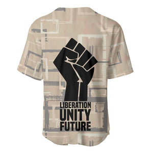 Kwame Nkrumah Baseball Jersey with Raised Fist Design and Independence Quote Ghana 1957 Tribute - African Pride