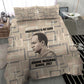 Kwame Nkrumah Bedding Set with Raised Fist Design and Independence Quote Ghana 1957 Tribute - African Pride