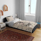 Kwame Nkrumah Bedding Set with Raised Fist Design and Independence Quote Ghana 1957 Tribute - African Pride