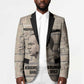 Kwame Nkrumah Blazer with Raised Fist Design and Independence Quote Ghana 1957 Tribute - African Pride