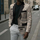 Kwame Nkrumah Blazer with Raised Fist Design and Independence Quote Ghana 1957 Tribute - African Pride