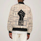 Kwame Nkrumah Bomber Jacket with Raised Fist Design and Independence Quote Ghana 1957 Tribute - African Pride