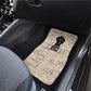 Kwame Nkrumah Car Mats with Raised Fist Design and Independence Quote Ghana 1957 Tribute - African Pride
