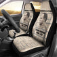 Kwame Nkrumah Car Seat Cover with Raised Fist Design and Independence Quote Ghana 1957 Tribute - African Pride