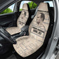 Kwame Nkrumah Car Seat Cover with Raised Fist Design and Independence Quote Ghana 1957 Tribute - African Pride