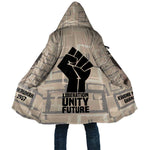 Kwame Nkrumah Cloak with Raised Fist Design and Independence Quote Ghana 1957 Tribute - African Pride