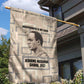 Kwame Nkrumah Garden Flag with Raised Fist Design and Independence Quote Ghana 1957 Tribute - African Pride