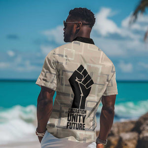 Kwame Nkrumah Hawaiian Shirt with Raised Fist Design and Independence Quote Ghana 1957 Tribute - African Pride