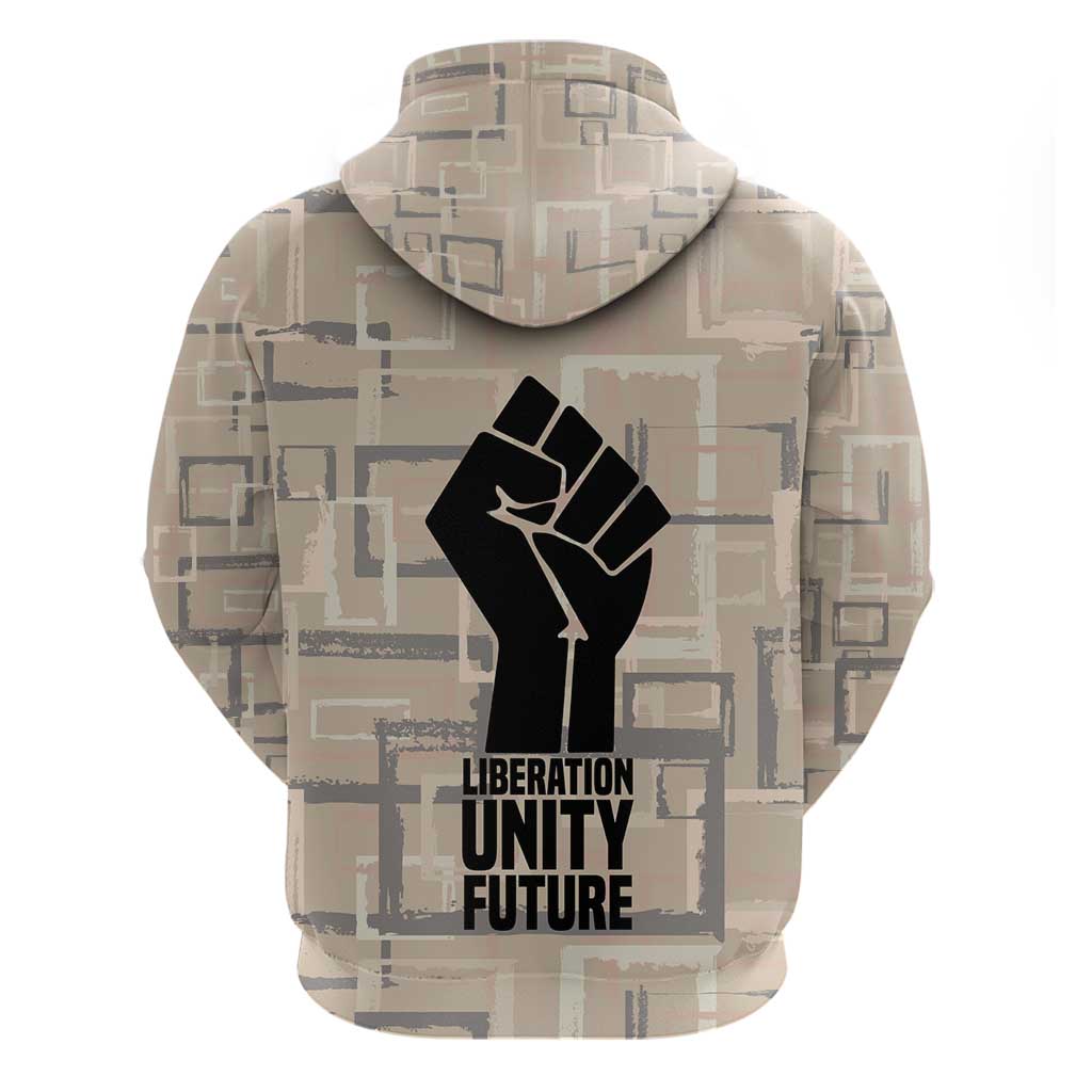 Kwame Nkrumah Hoodie with Raised Fist Design and Independence Quote Ghana 1957 Tribute - African Pride