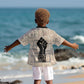 Kwame Nkrumah Kid Hawaiian Shirt with Raised Fist Design and Independence Quote Ghana 1957 Tribute - African Pride