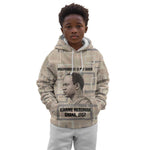 Kwame Nkrumah Kid Hoodie with Raised Fist Design and Independence Quote Ghana 1957 Tribute - African Pride
