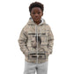 Kwame Nkrumah Kid Hoodie with Raised Fist Design and Independence Quote Ghana 1957 Tribute - African Pride