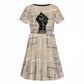 Kwame Nkrumah Kid Short Sleeve Dress with Raised Fist Design and Independence Quote Ghana 1957 Tribute - African Pride