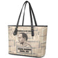 Kwame Nkrumah Leather Tote Bag with Raised Fist Design and Independence Quote Ghana 1957 Tribute - African Pride