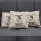 Kwame Nkrumah Pillow Cover with Raised Fist Design and Independence Quote Ghana 1957 Tribute - African Pride