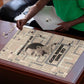 Kwame Nkrumah Puzzle with Raised Fist Design and Independence Quote Ghana 1957 Tribute - African Pride