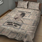 Kwame Nkrumah Quilt Bed Set with Raised Fist Design and Independence Quote Ghana 1957 Tribute - African Pride