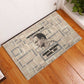 Kwame Nkrumah Rubber Doormat with Raised Fist Design and Independence Quote Ghana 1957 Tribute - African Pride