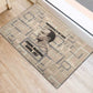 Kwame Nkrumah Rubber Doormat with Raised Fist Design and Independence Quote Ghana 1957 Tribute - African Pride