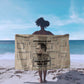 Kwame Nkrumah Sarong with Raised Fist Design and Independence Quote Ghana 1957 Tribute - African Pride