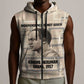 Kwame Nkrumah Sleeveless Zip Hoodie with Raised Fist Design and Independence Quote Ghana 1957 Tribute - African Pride