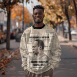 Kwame Nkrumah Sweatshirt with Raised Fist Design and Independence Quote Ghana 1957 Tribute - African Pride