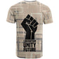 Kwame Nkrumah T shirt with Raised Fist Design and Independence Quote Ghana 1957 Tribute - African Pride