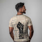 Kwame Nkrumah T shirt with Raised Fist Design and Independence Quote Ghana 1957 Tribute - African Pride
