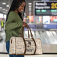 Kwame Nkrumah Travel Bag with Raised Fist Design and Independence Quote Ghana 1957 Tribute - African Pride